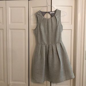 Gray cocktail dress